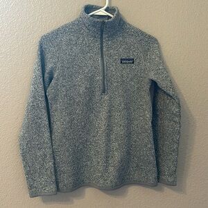 Patagonia Better Sweater gray XS 1/4 zip fleece